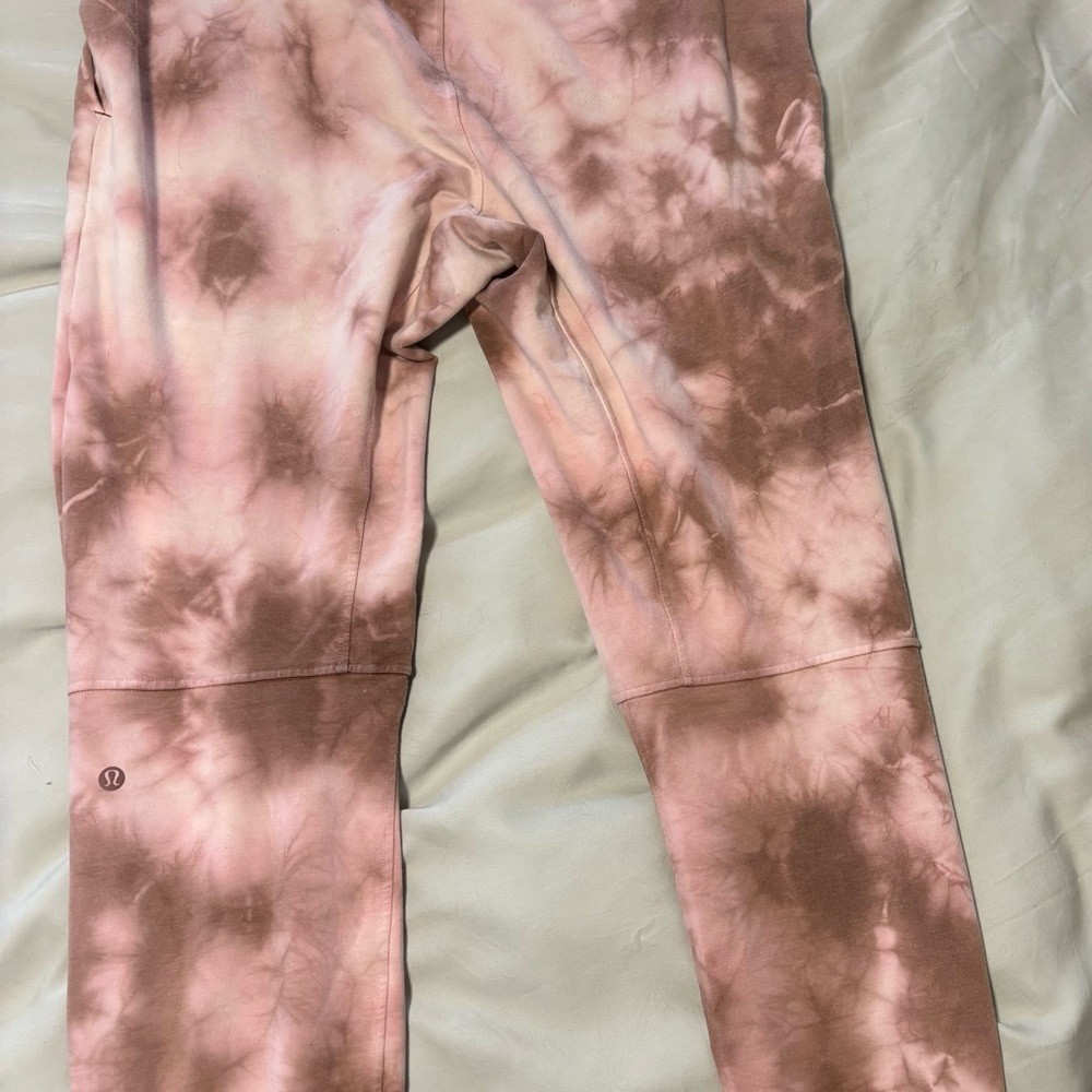 lululemon athletica Pink Tie-Dye Joggers